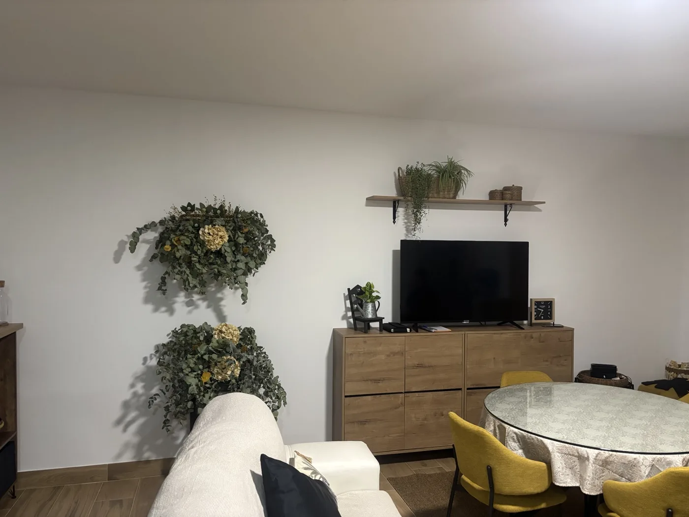 Salón, fotografía del resultado real